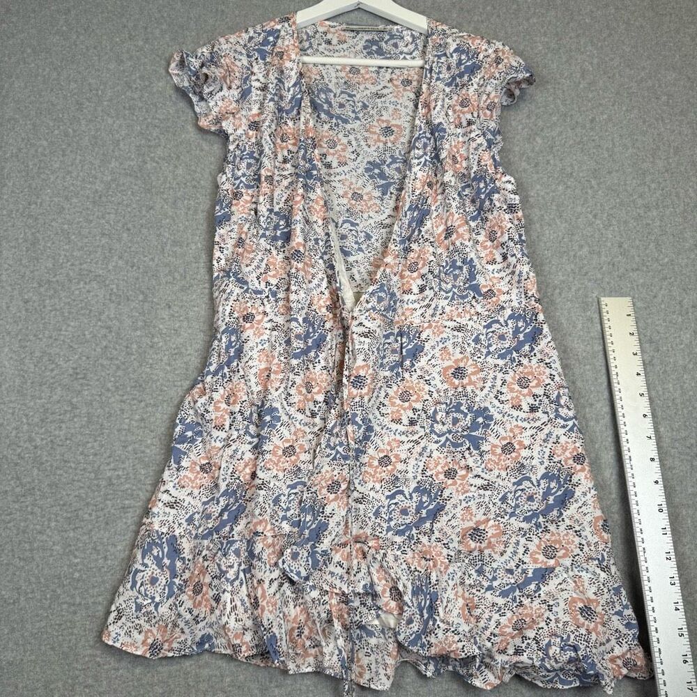 Brand New Abercrombie & Fitch Women's Size Medium Pink Blue Floral A Line Dress